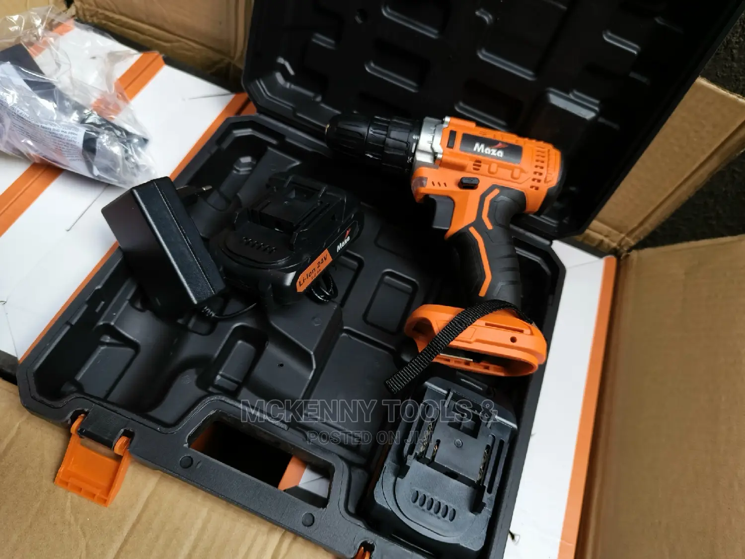 Maza Cordless Drill Mzcd24v Battery 24V DC Chuck