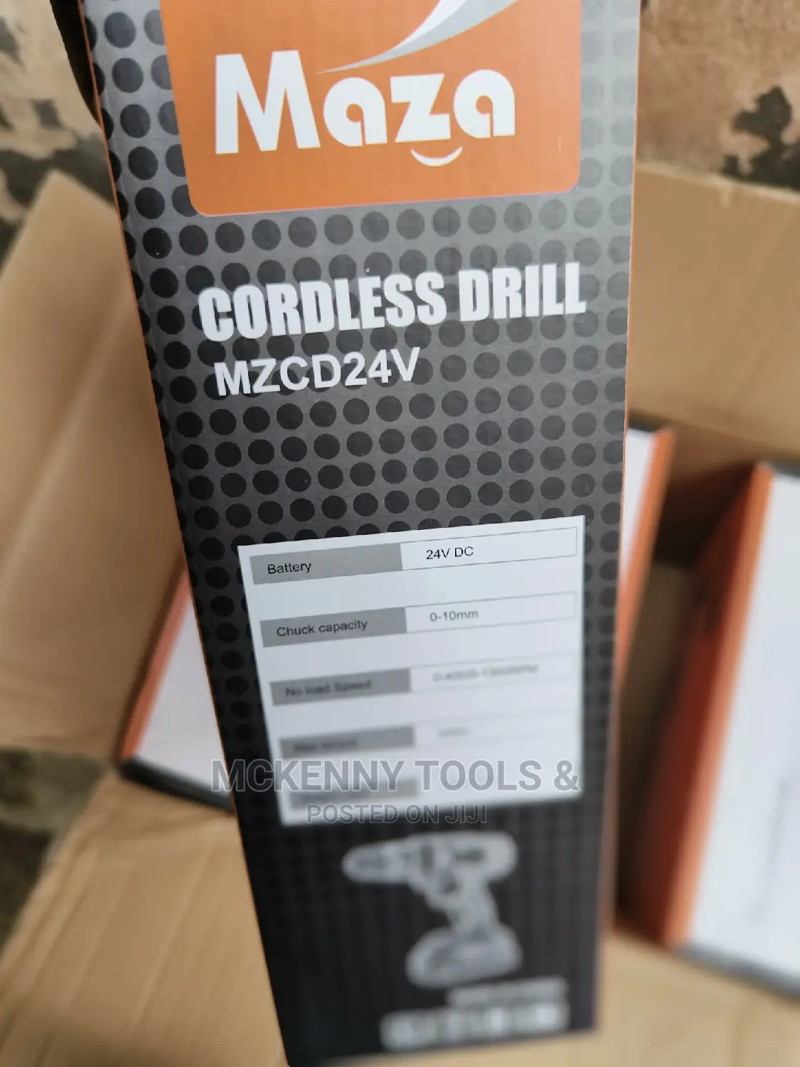 Maza Cordless Drill Mzcd24v Battery 24V DC Chuck