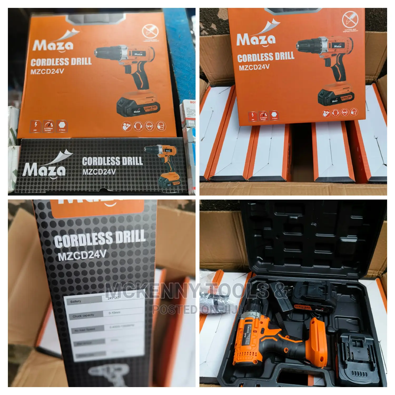 MAZA 24v Cordless Drill MZDC24V