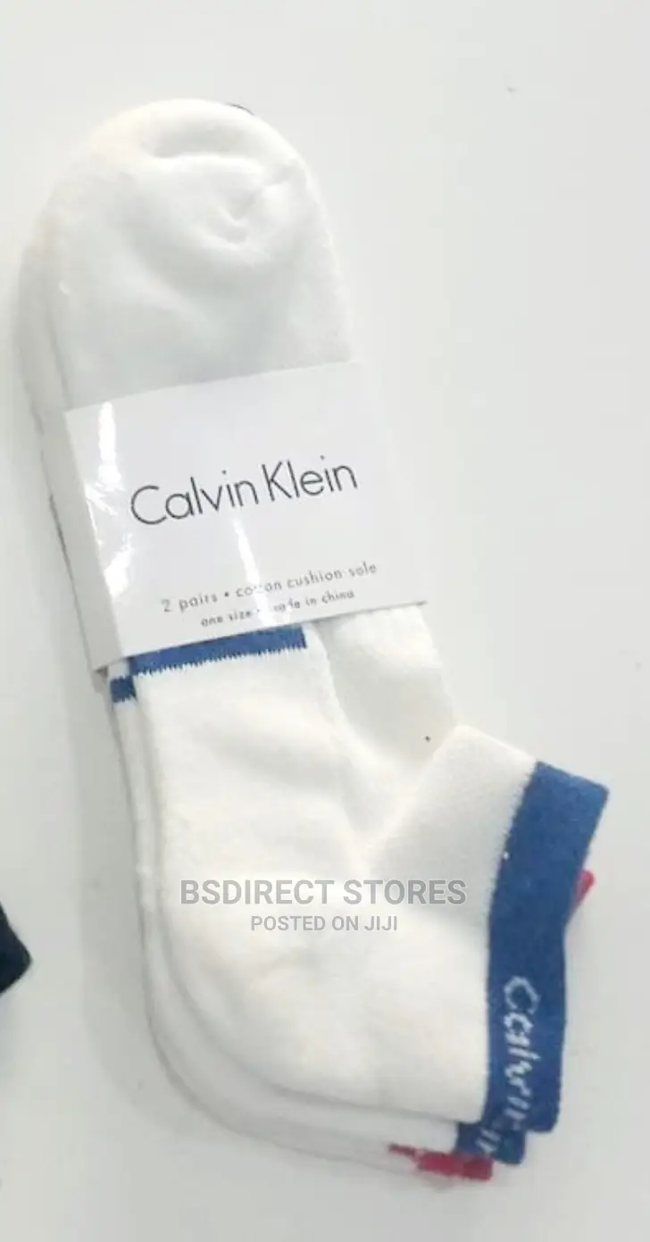 CALVIN KLEIN Unisex Pack of Two Cushioned Trainer Socks