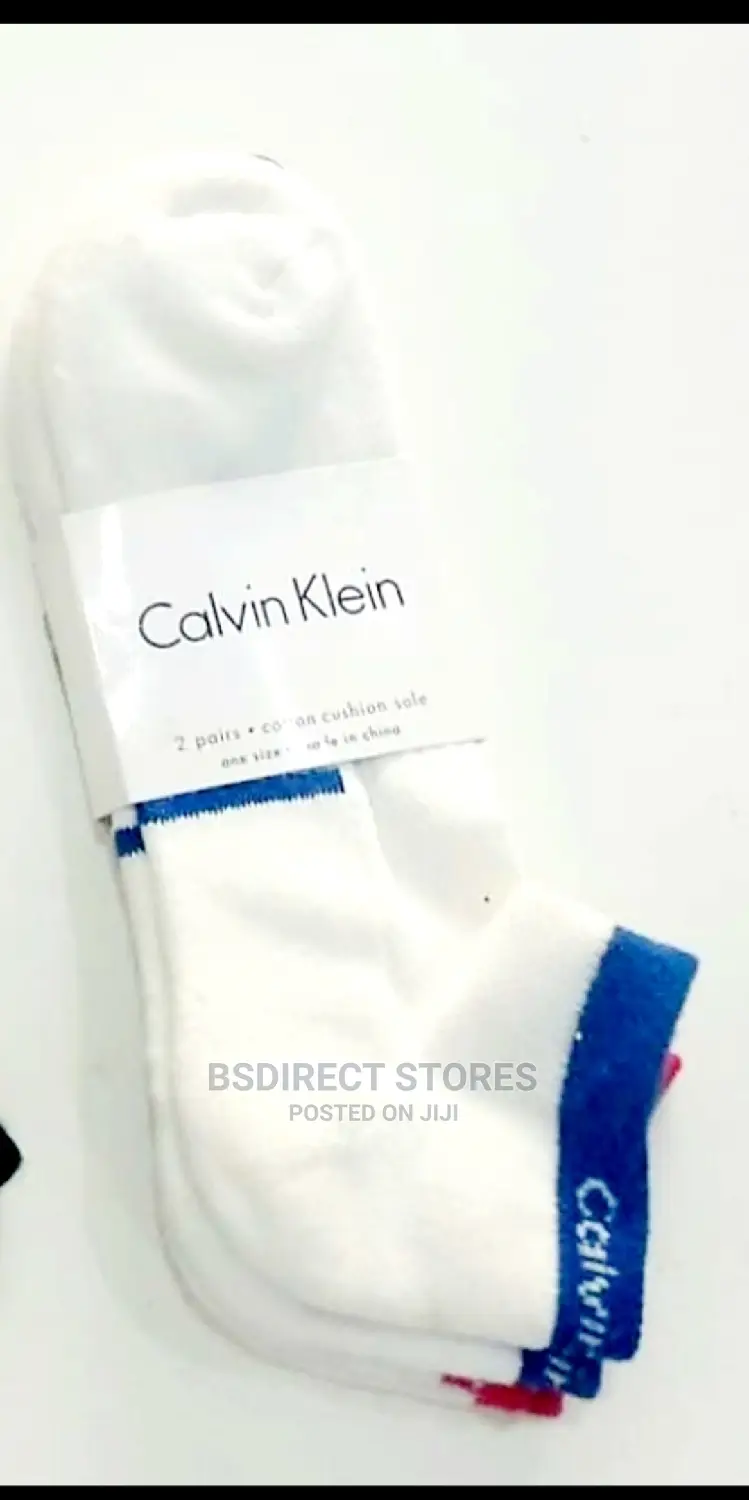 CALVIN KLEIN Unisex Pack of Two Cushioned Trainer Socks