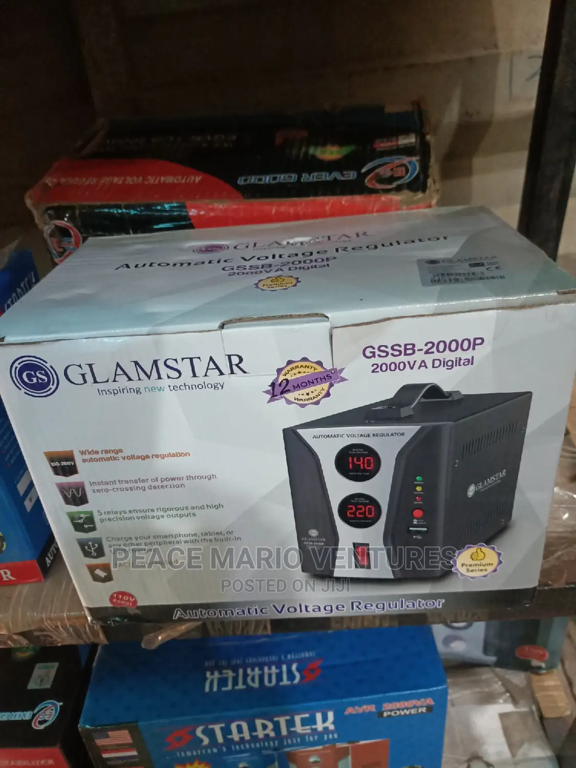 Quality Glamstar 2000va Watts Digital With 3years Warranty