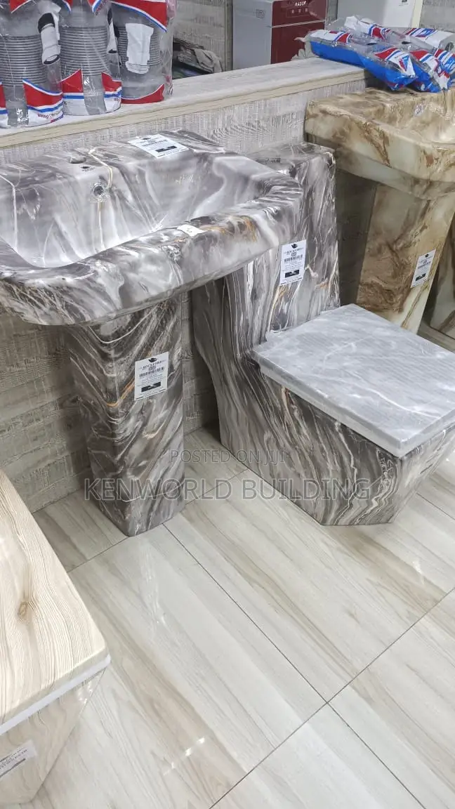 Marble Like Water Closet Wc