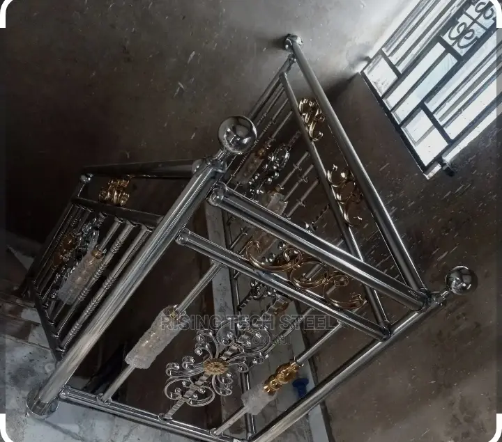 Stainless Handrail Flowers Cumbi Design 304piped