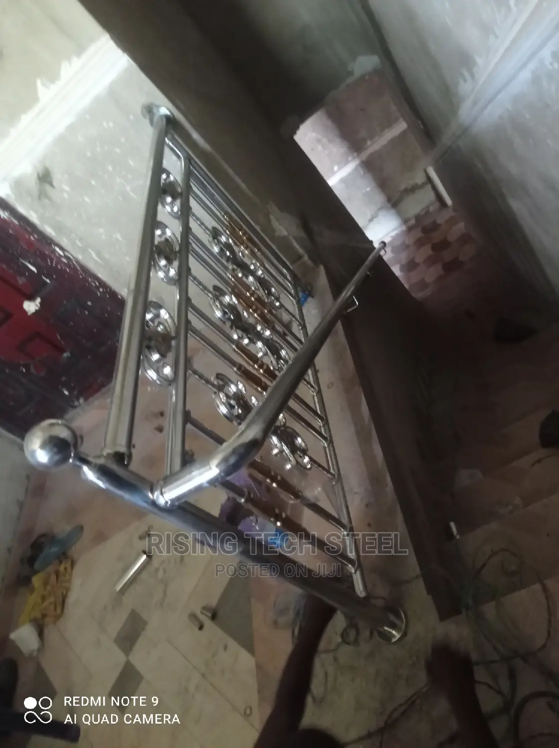 Stainless Handrail Flowers Cumbi Design 304piped