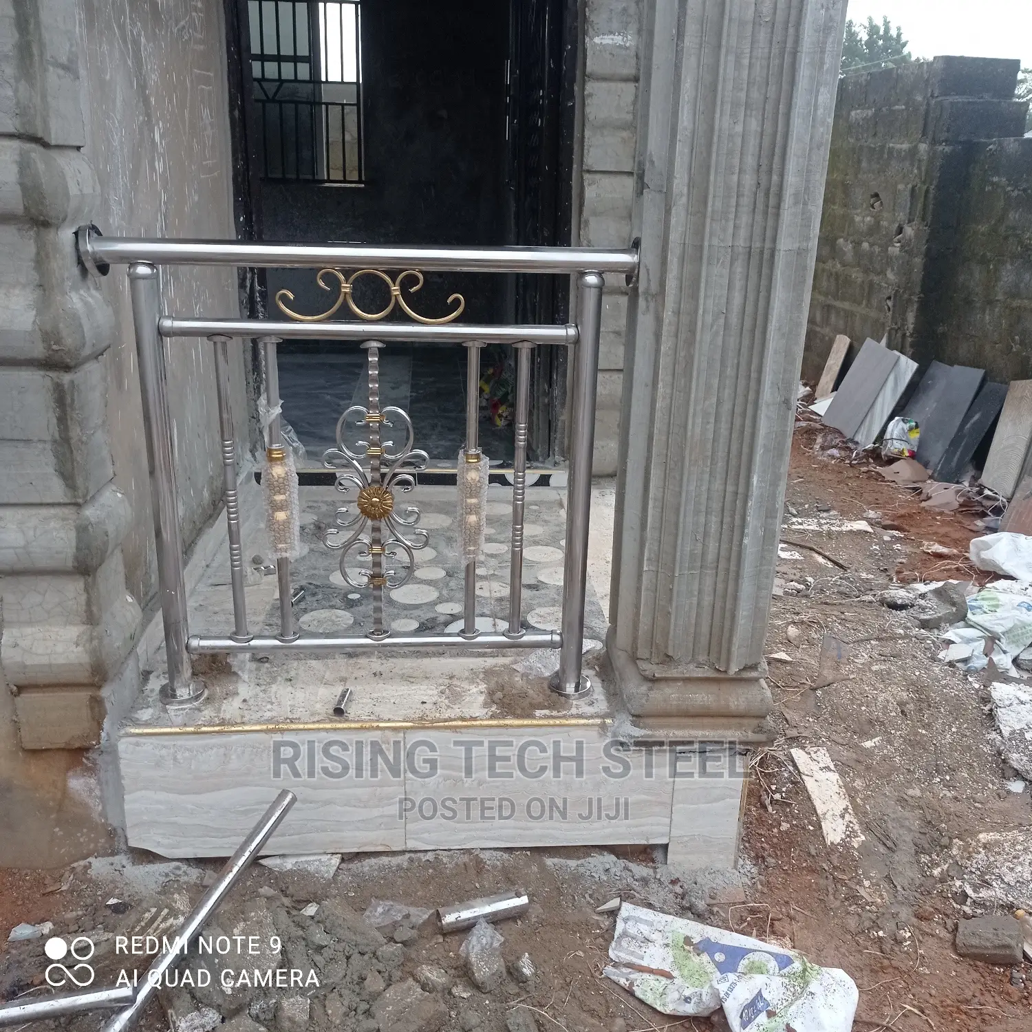 Stainless Handrail Flowers Cumbi Design 304piped