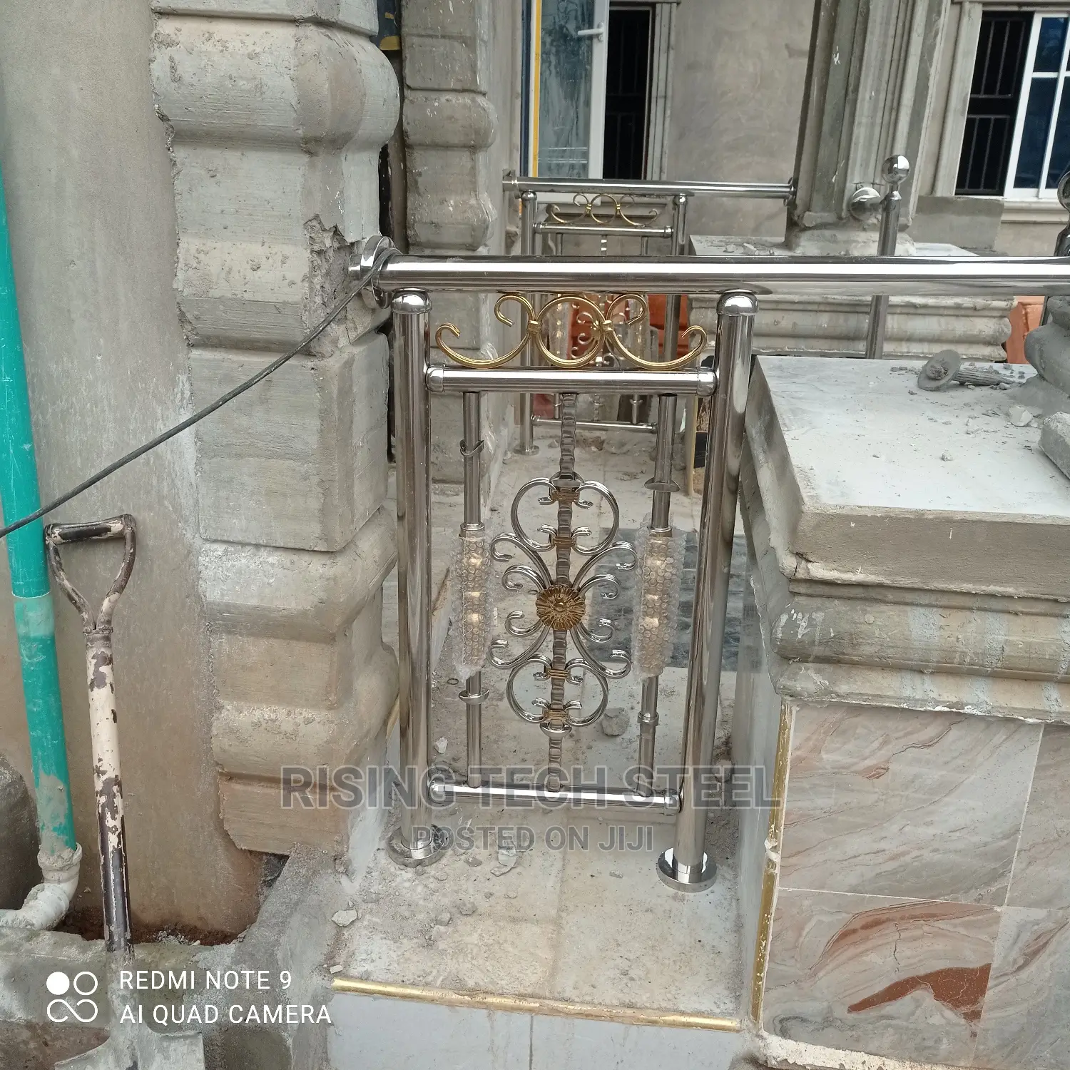 Stainless Handrail Flowers Cumbi Design 304piped