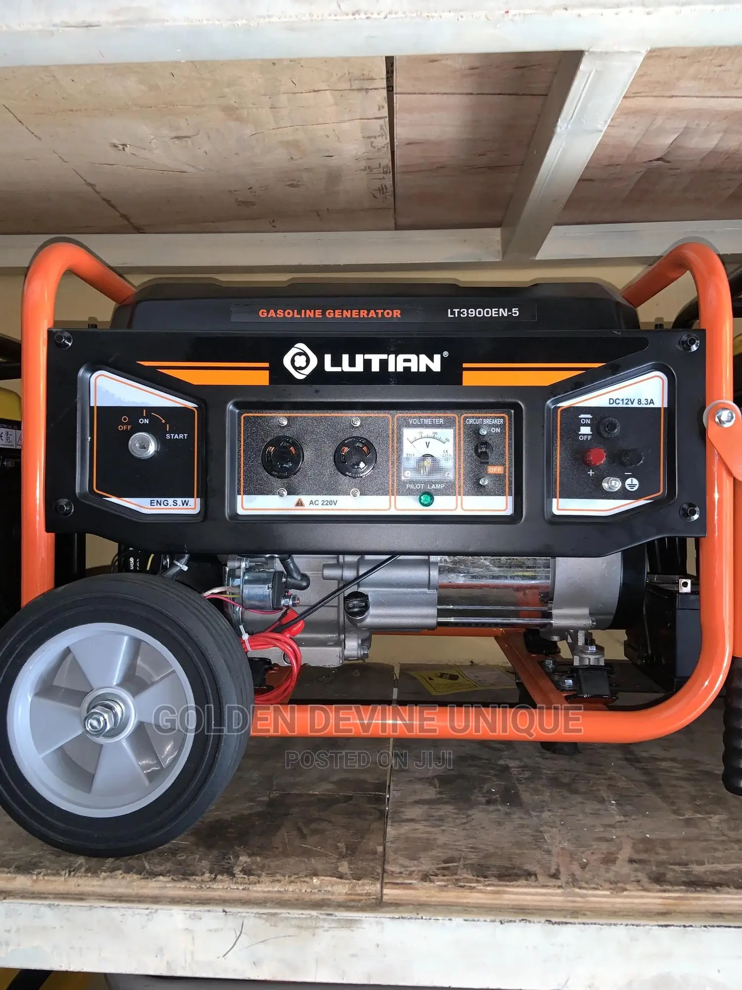 Lutian 3.5kva 220V Key Starting Gasoline Generator.