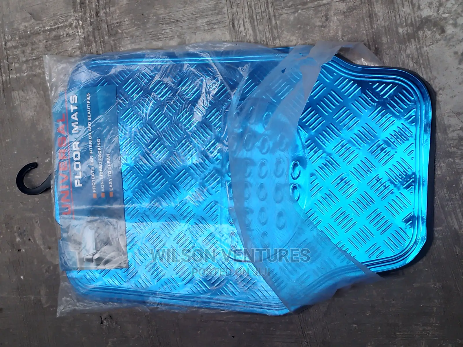 Universal Blue Shining Foot Mat