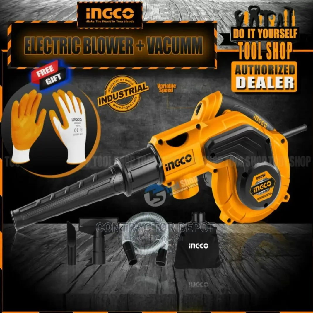 Ingco INDUSTRIAL Vacuum Cleaner And Aspirator Blower 800W