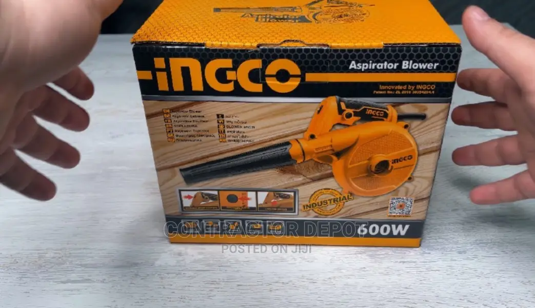 Ingco Aspirator Blower 600W Variable Speed With 1pc Dust Bag