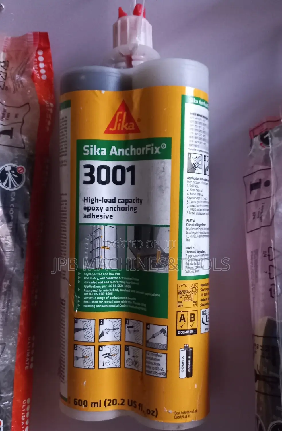 High -Load Capacity Epoxy Anchoring Adhesive ( Sika 3001)