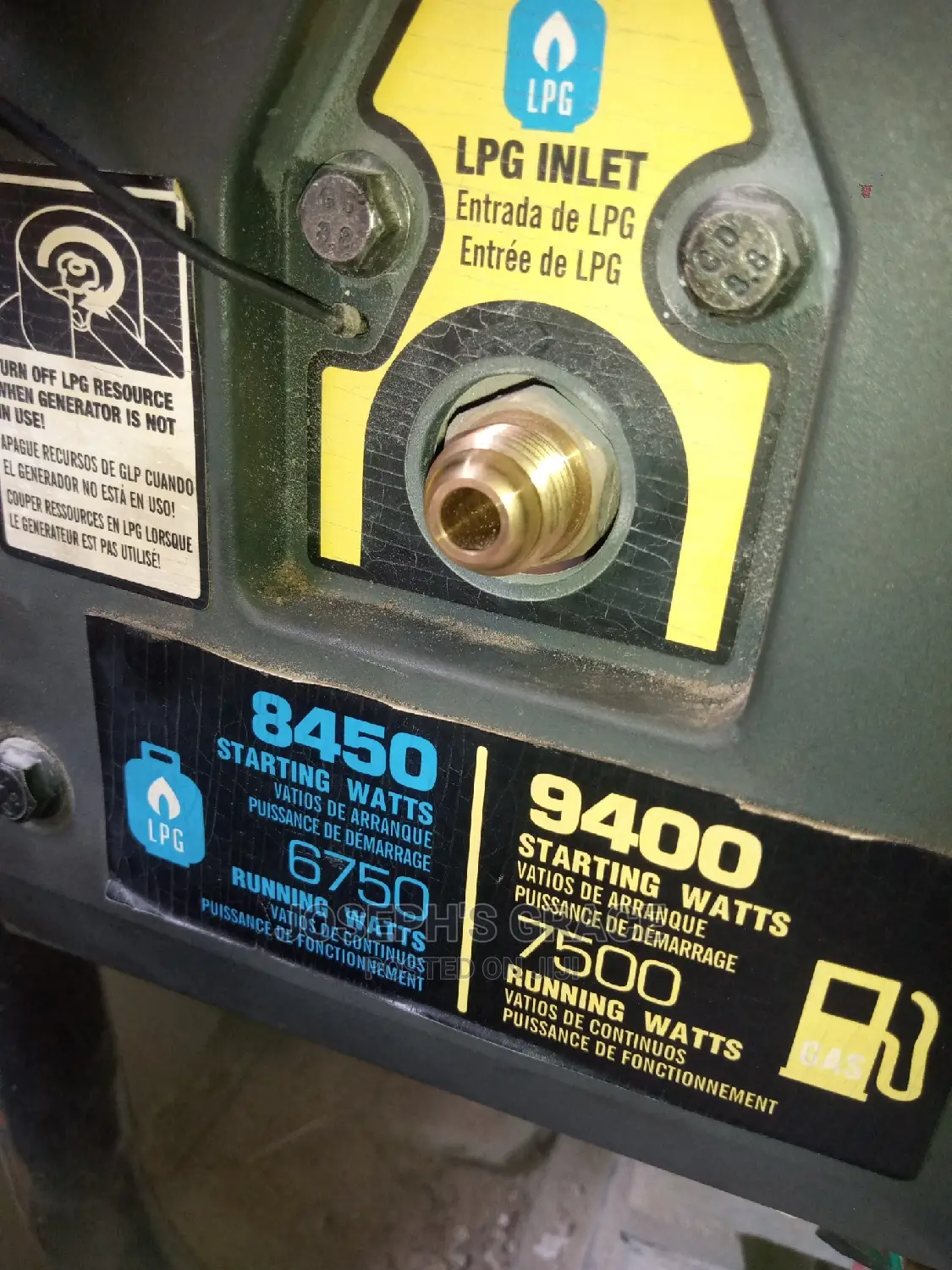 10kva Firman (Dual Fuel And Gas Generator) Japan.