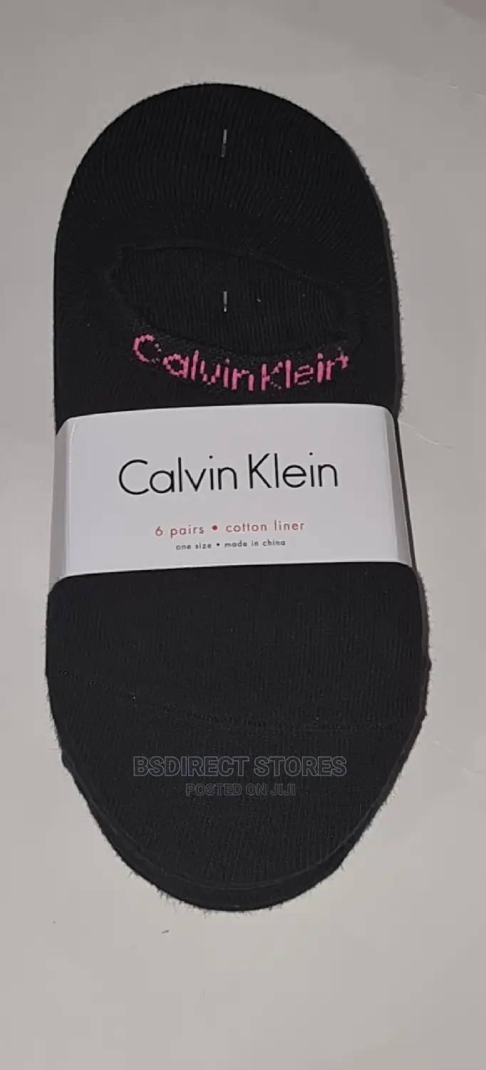 Calvin Klein Invisible 6 Pack Trainer Sneaker No Show Socks