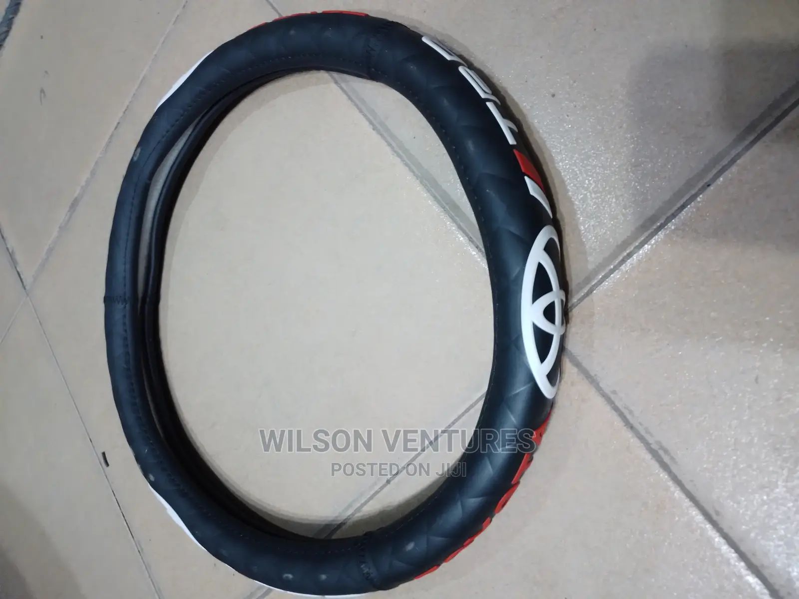 Universal Costumize Toyota Steering Wheel Cover-Black