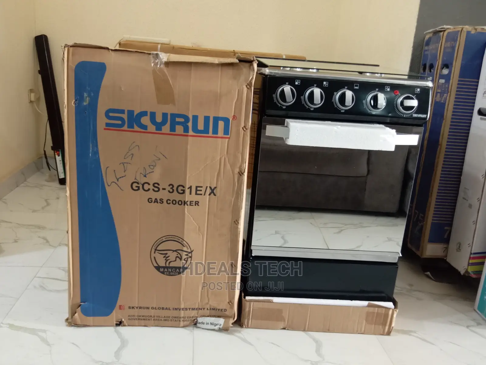 Brand New Skyrun Standing Cooker (1 Eletric + 3 Gas Burners)