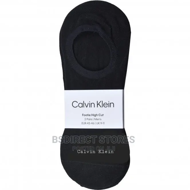 Calvin Klein Anti-slip 2 Pack Stretch Cotton Sneaker Liner