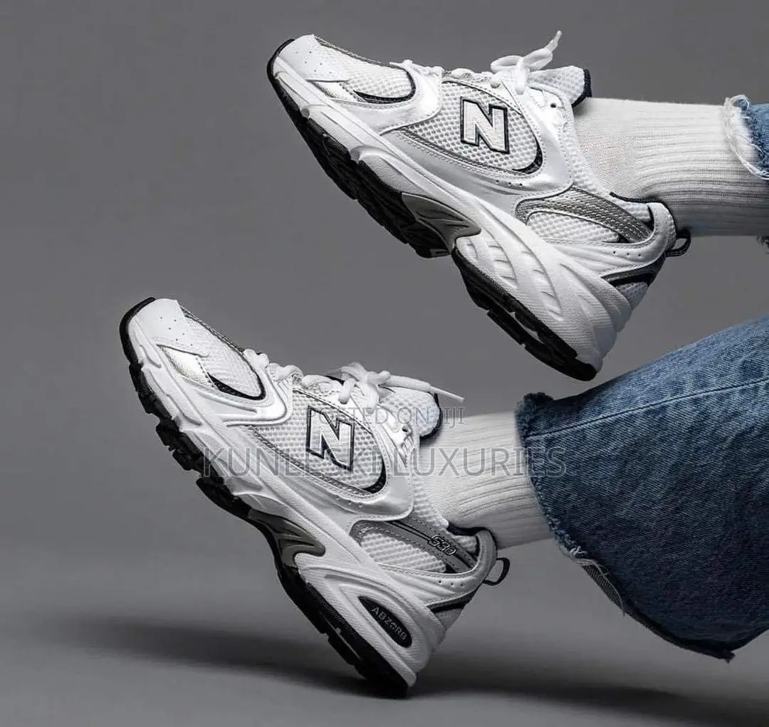 Original New Balance 530 MRS530SG White/Silver/Blue Sneaker