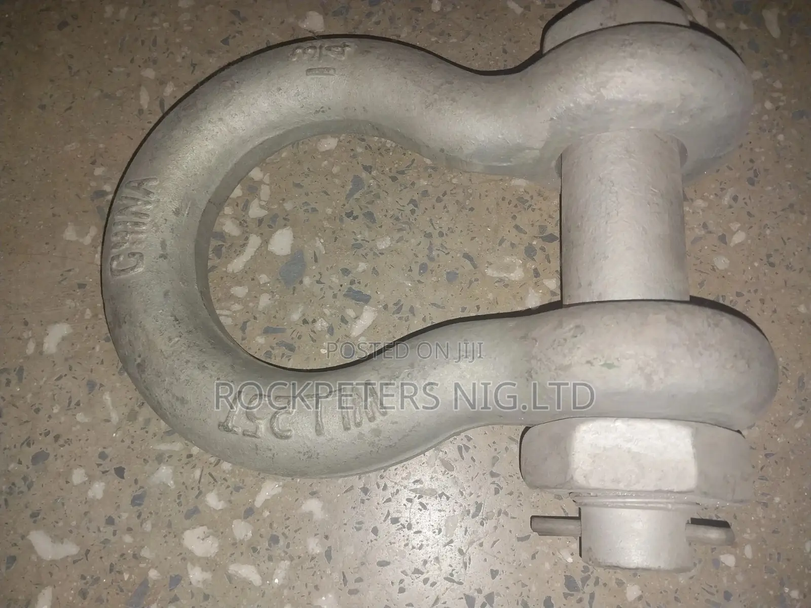 Galvanized 1 3/4" 25 Ton Working Load Limit Screw Pin Anchor