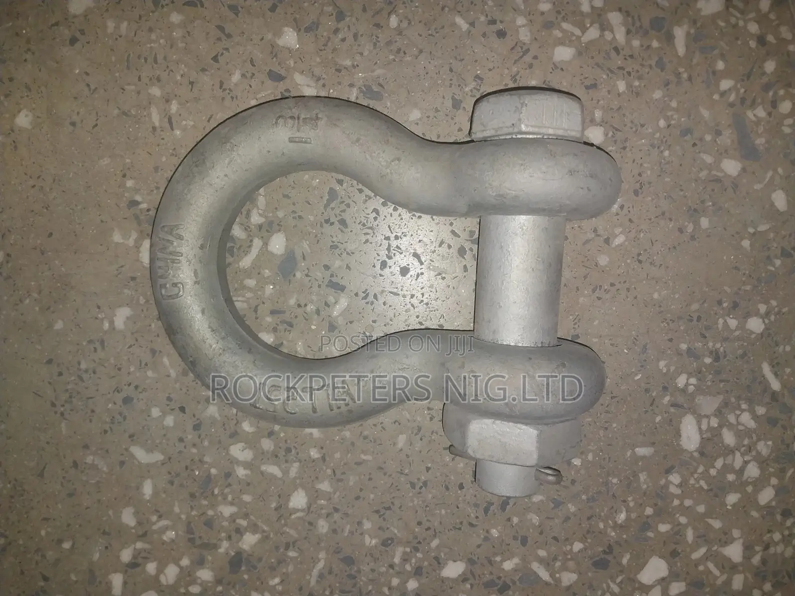 Galvanized 1 3/4" 25 Ton Working Load Limit Screw Pin Anchor