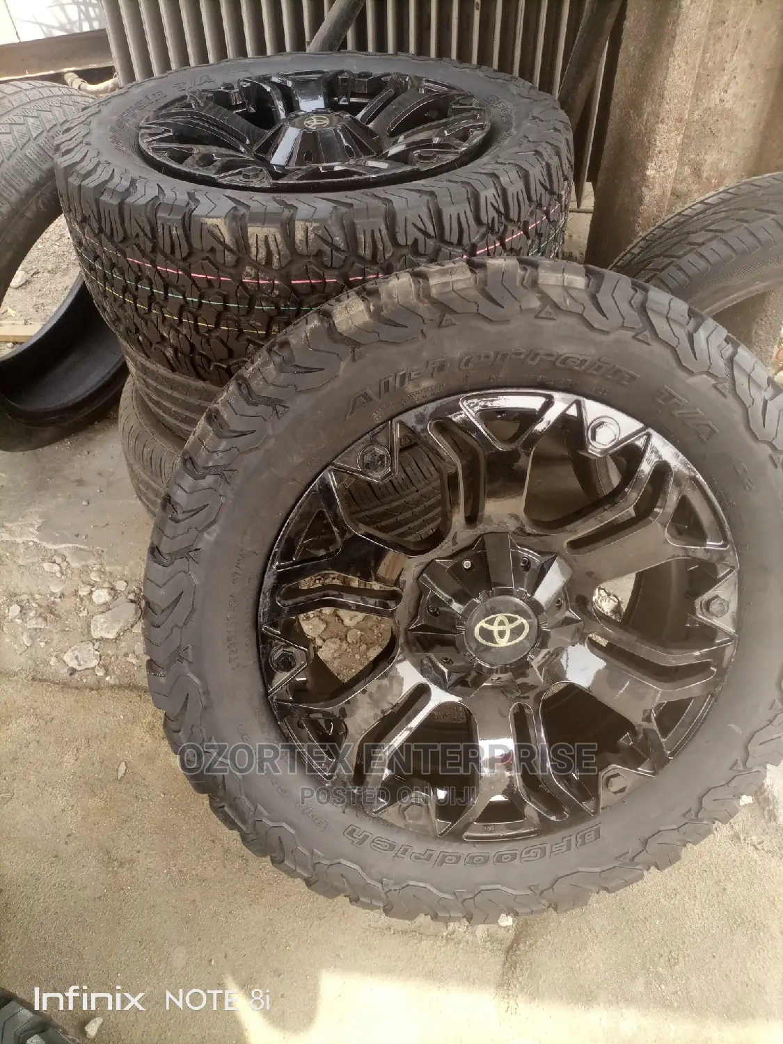 20inches Off Road Wit Tyres for Tundra Black