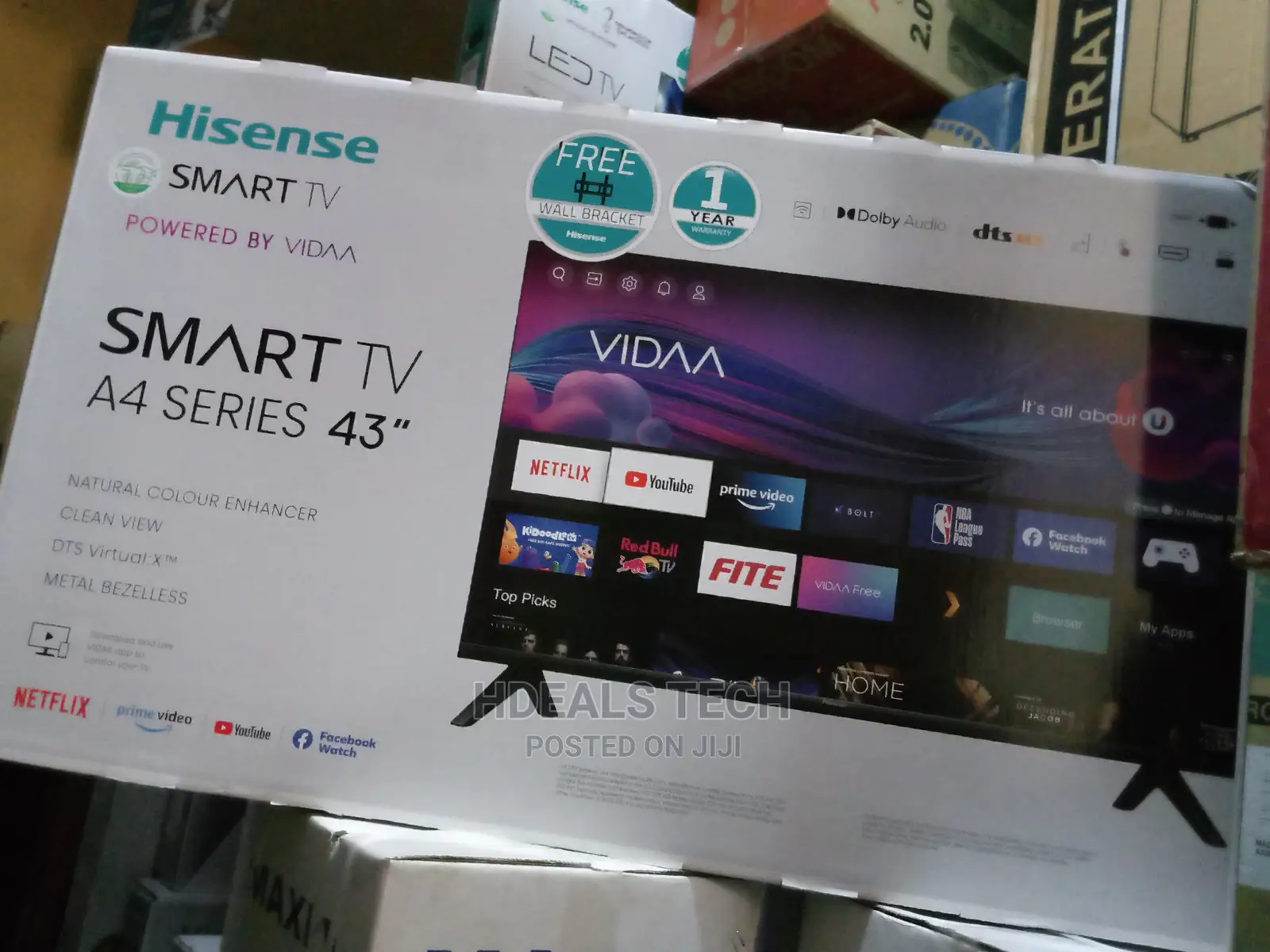 Hisense Smart 43-Inch TV, A4 Series.