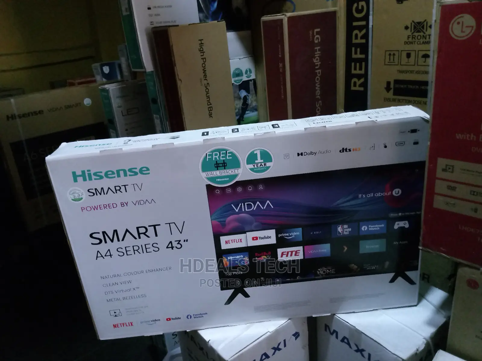 Best Hisense Smart 43-Inch TV, A4 Series.