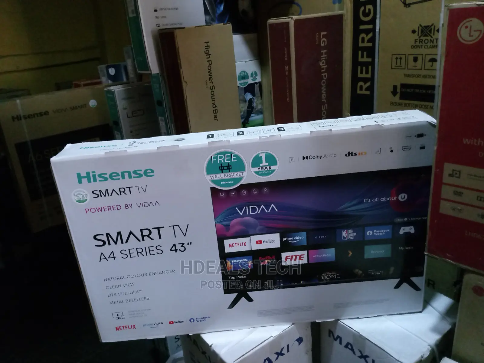 Best Hisense Smart 43-Inch TV, A4 Series.
