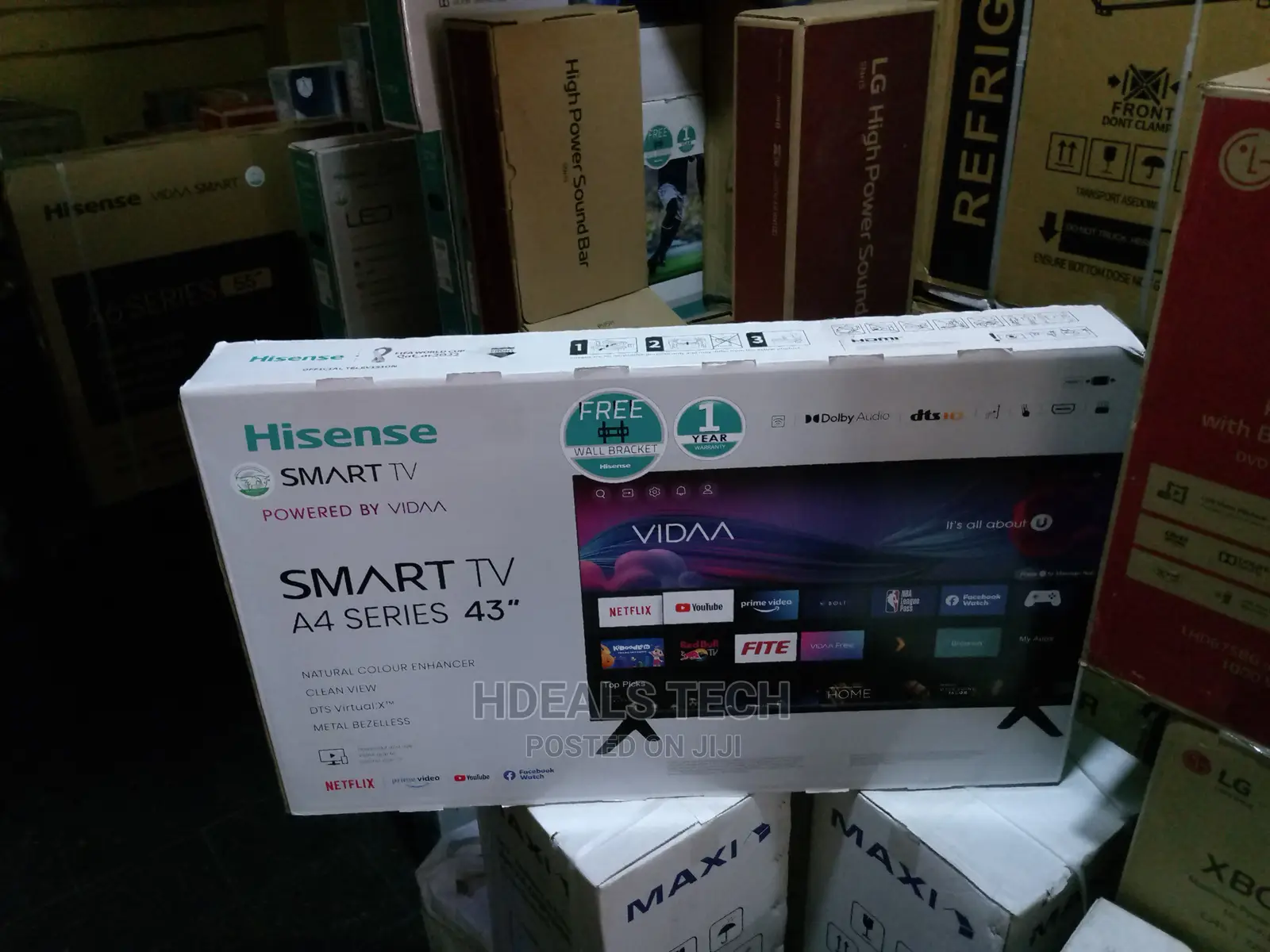 New Hisense Smart 43-Inch TV, A4 Series.