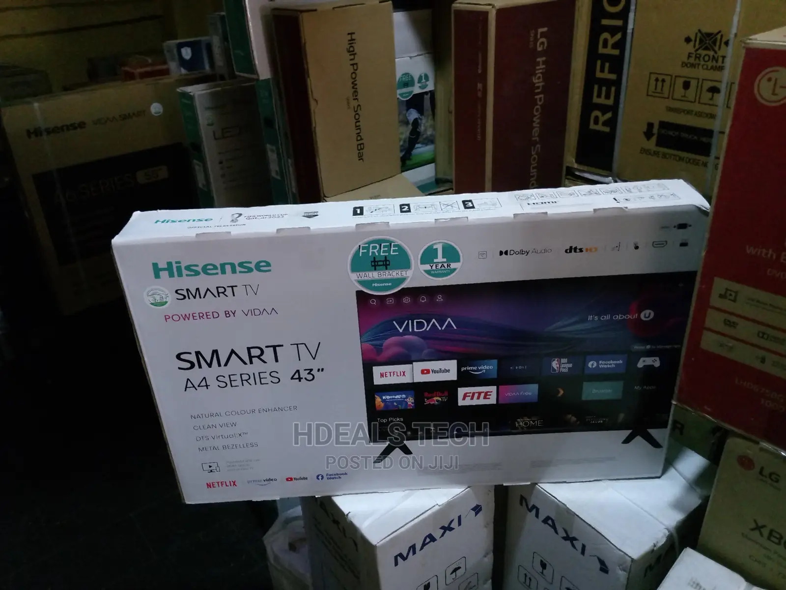 New Hisense Smart 43-Inch TV, A4 Series.