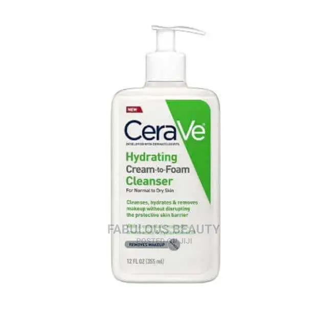 Cerave Hydrating Cream to Foam Cleanser