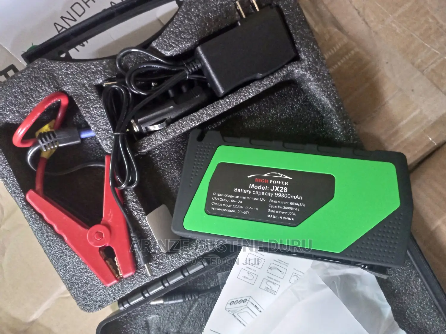 Multi-Function Car Jump Starter Power Bank