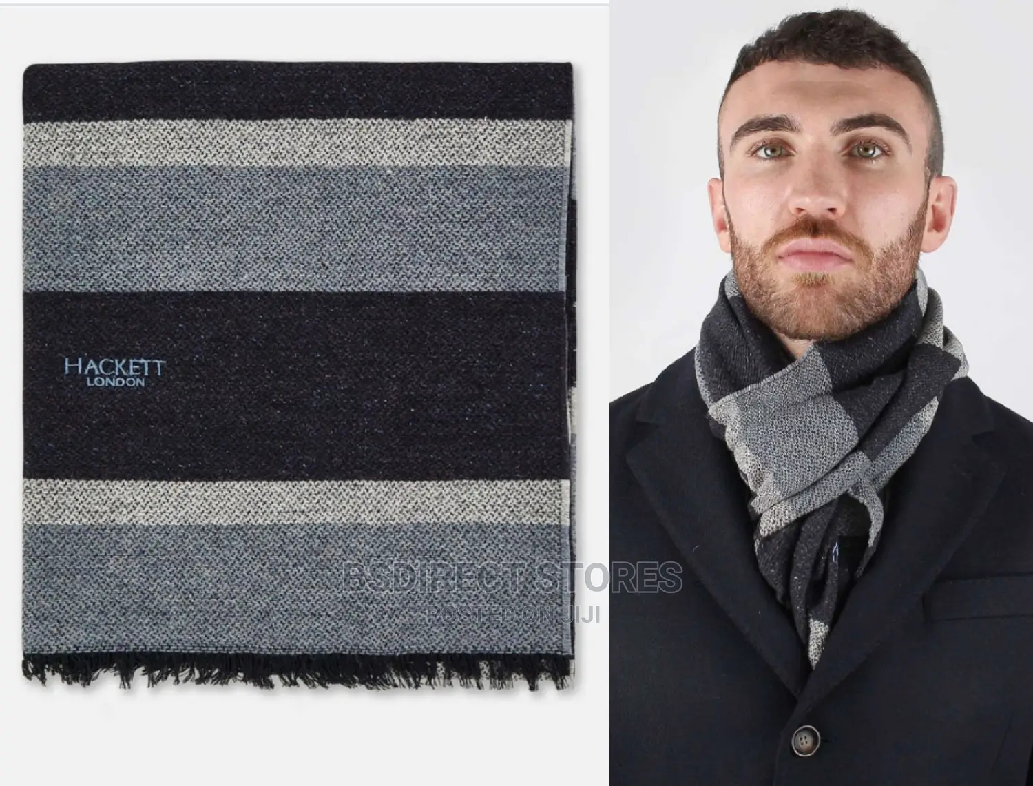 Genuine Hackett London Luxury Frisby New Rugby Scarf