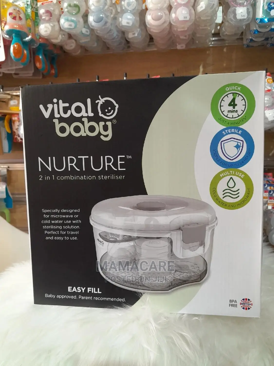 Vital Baby Nurture 2 in 1 Combination Steriliser