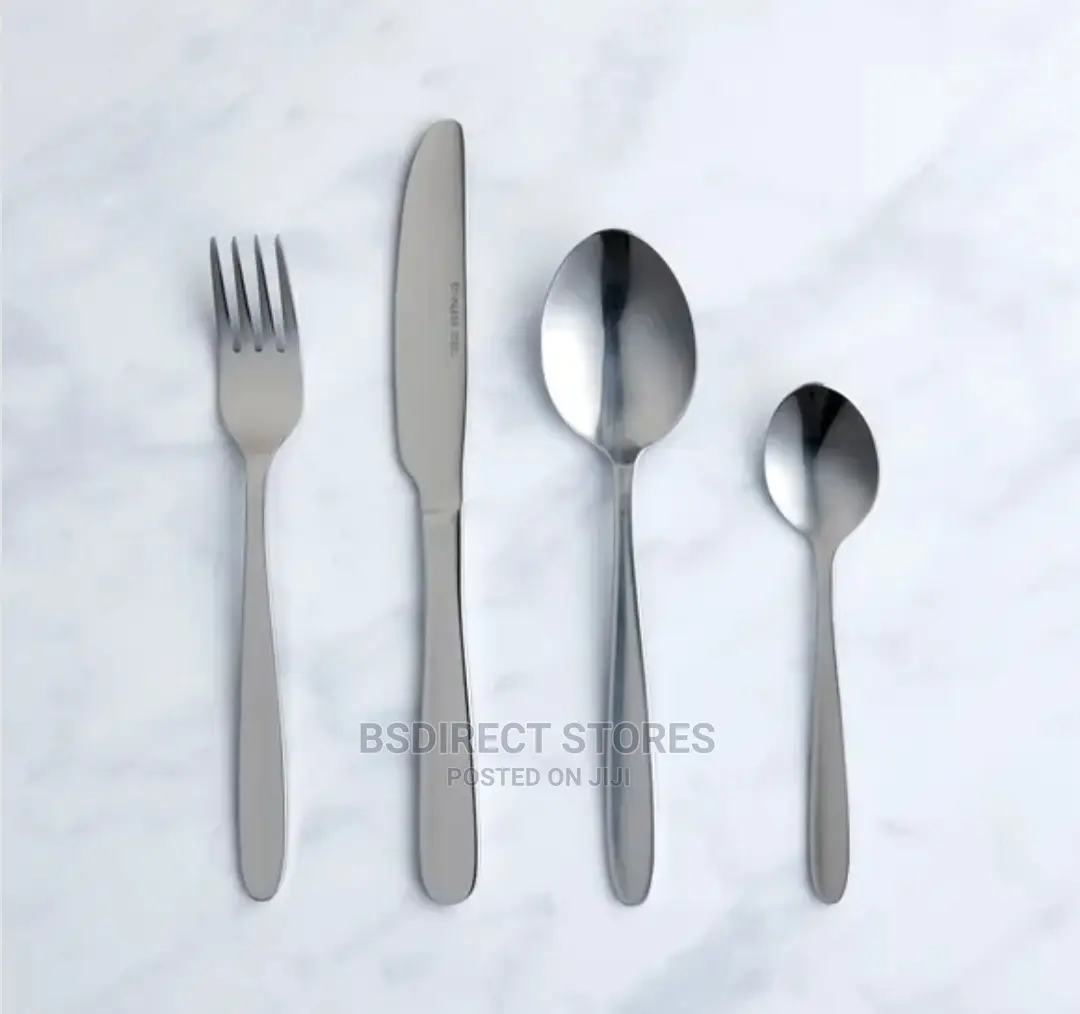 Dunelm Simplicity Everyday 16pcs Stainless Steel Cutlery Set