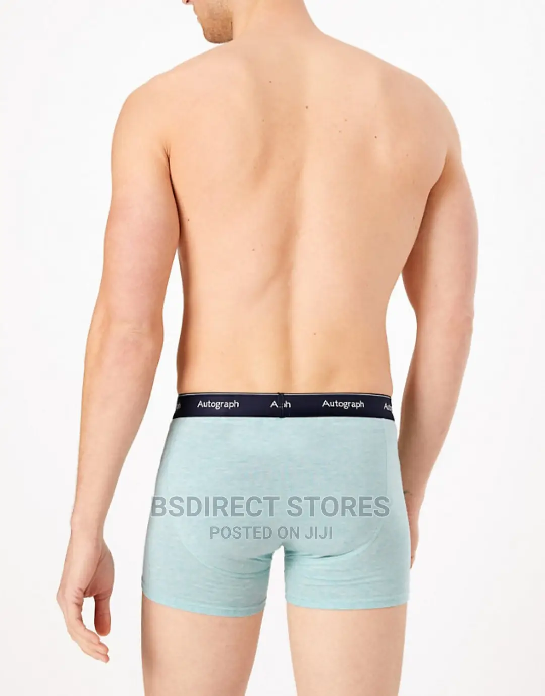 Marks and Spencer Blue Mix 3 Pack Supima Cotton Blend Trunks