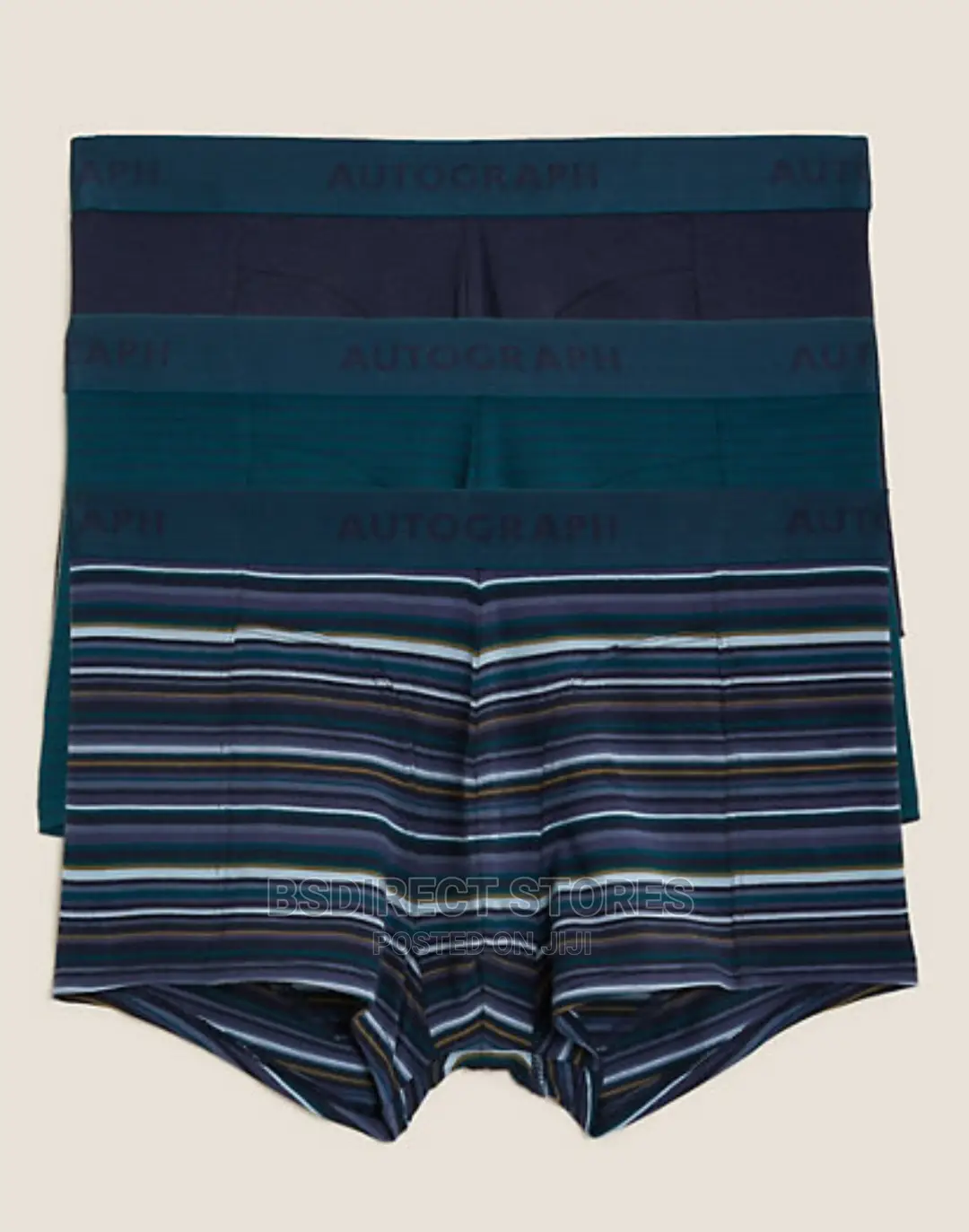 Marks and Spencer Green Mix 3 Pack Supersoft Cotton Hipsters