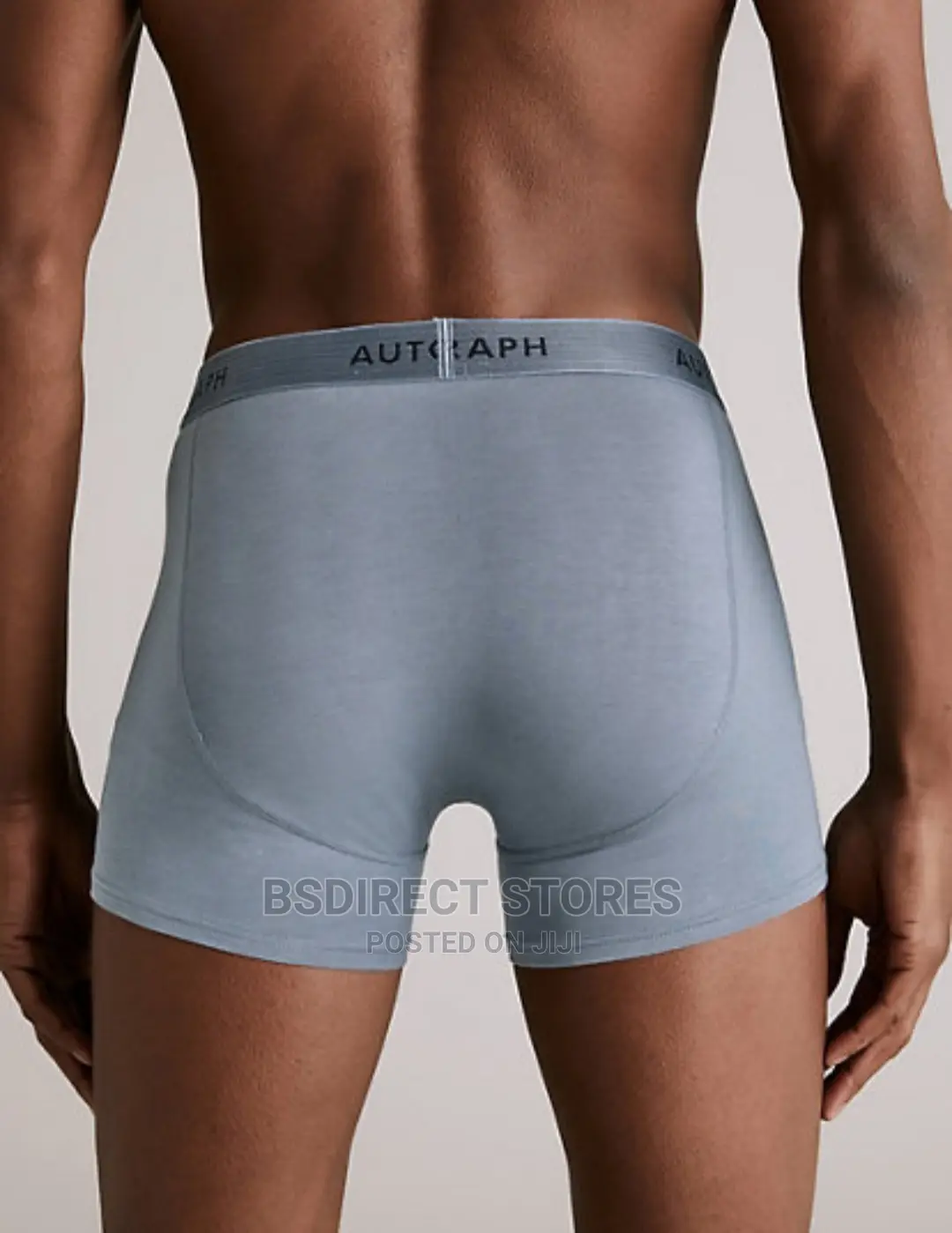 Marks and Spencer Blue Mix 3 Pack Supersoft Cotton Trunks