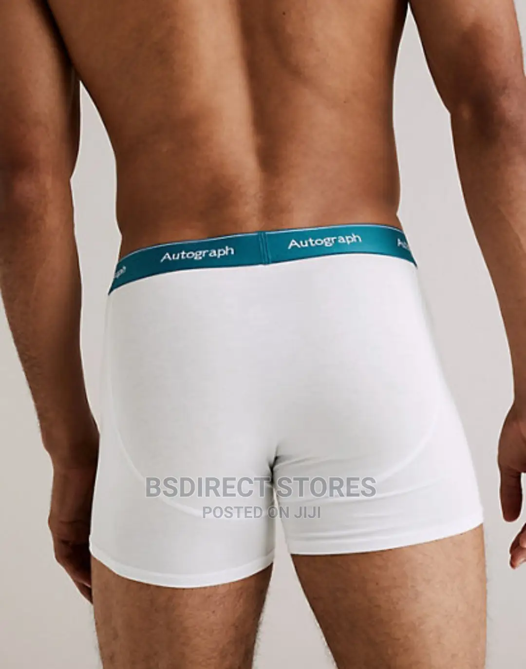 Marks and Spencer White Mix 3pack Supima Cotton Blend Trunks