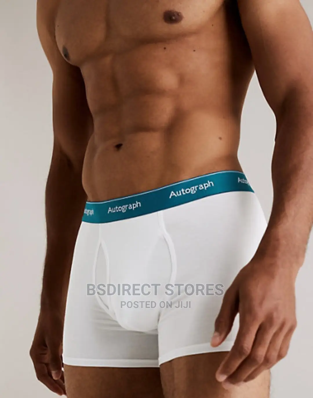 Marks and Spencer White Mix 3pack Supima Cotton Blend Trunks