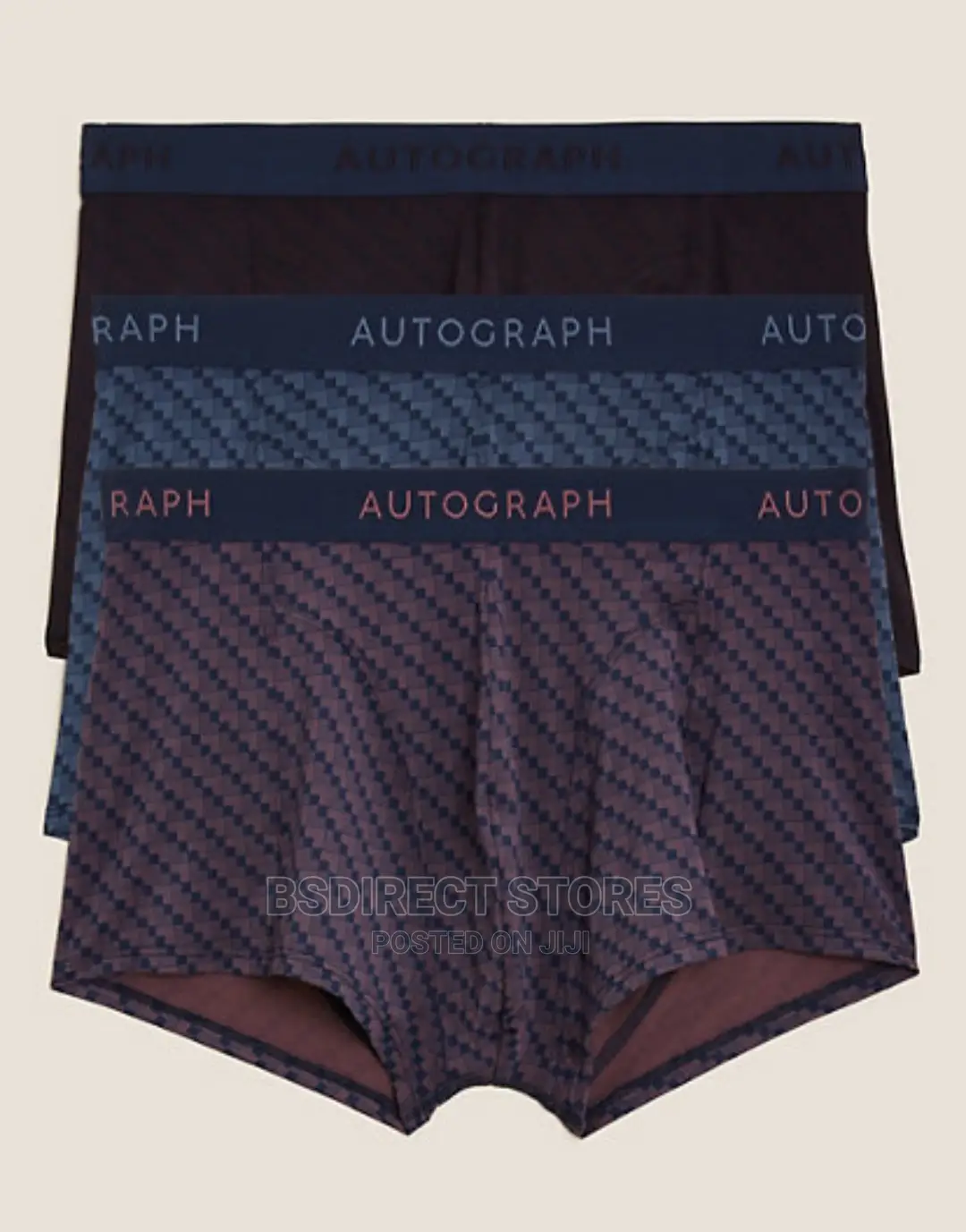 Marks And Spencer Purple Mix 3pk Microskin Supersoft Hipster