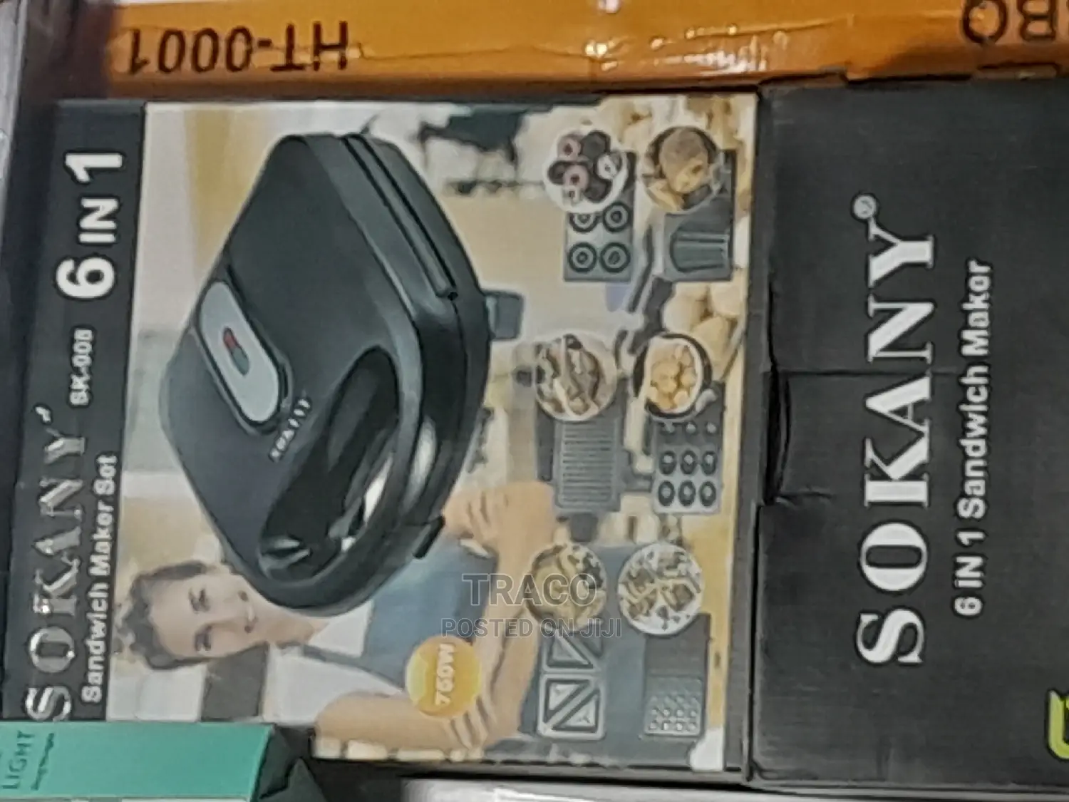 Sokany Multifunctional 6 in 1 Sandwich Maker, Waffle Maker