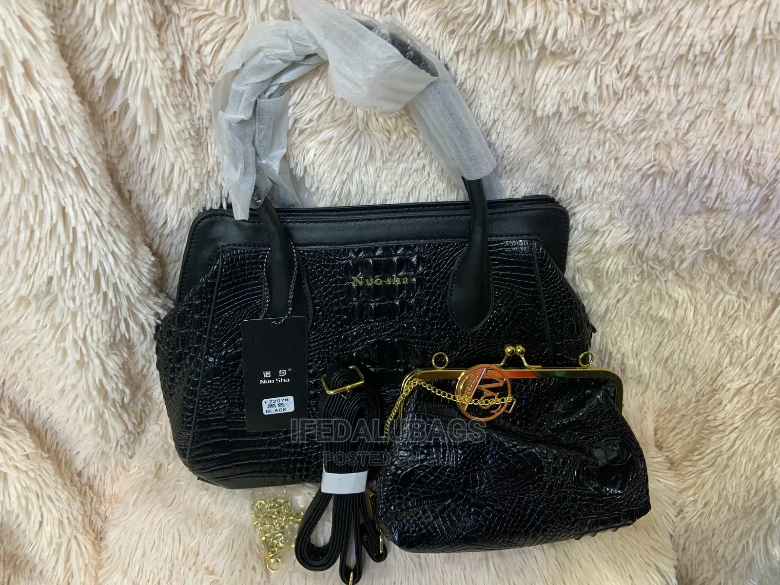 2n1 Croc Skin Big Quality Hand Bag