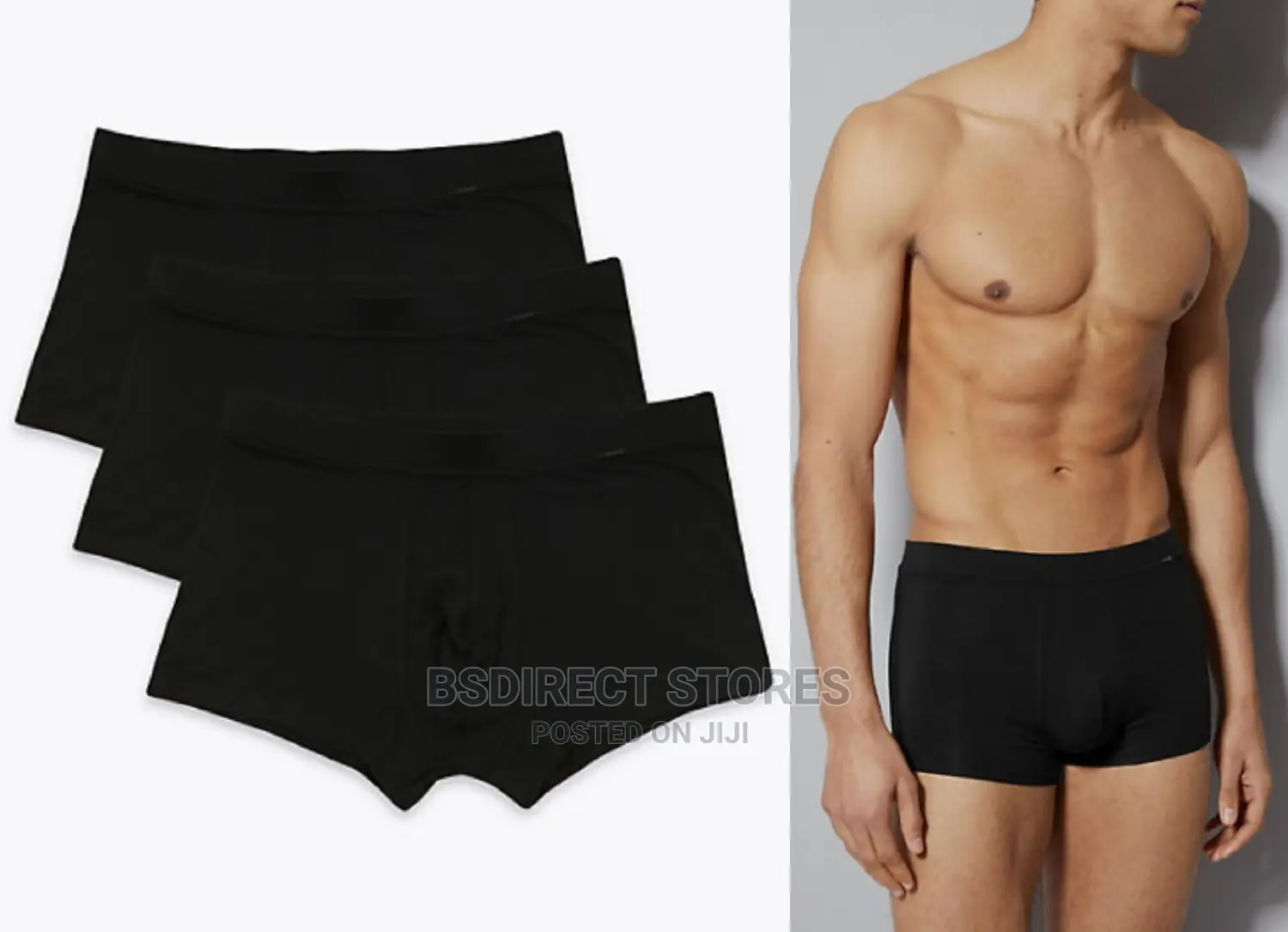 Marks and Spencer Black 3 Pack Ultimate Supersoft Hipsters
