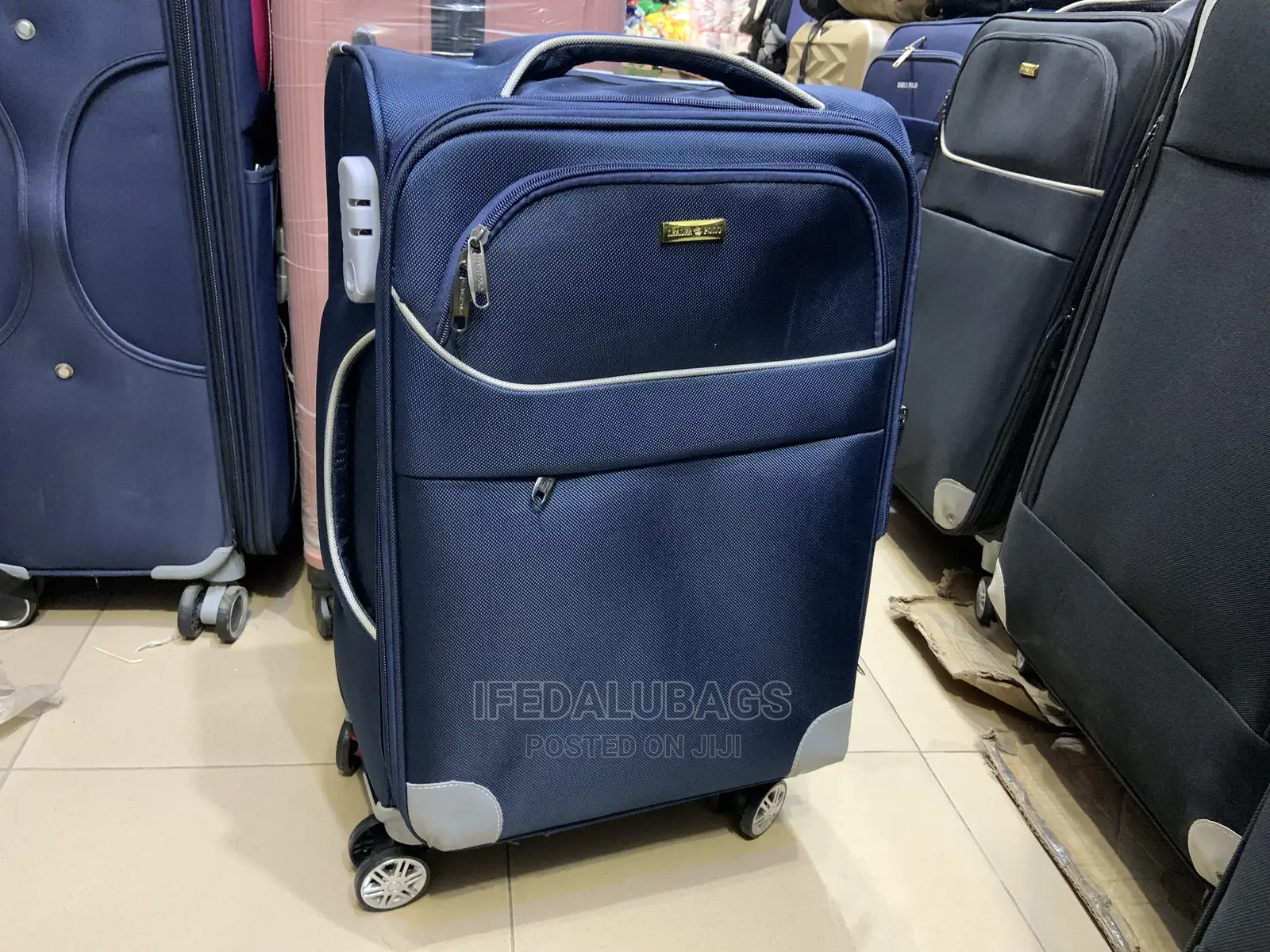 Small Size Blue Quality Traveling Luggage