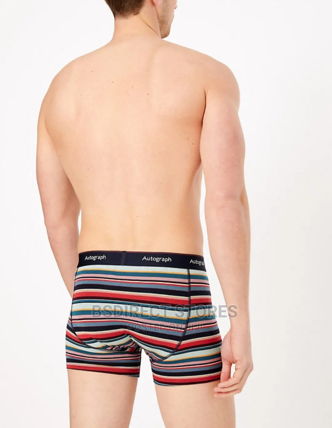 Marks and Spencer Blue Mix 3pk Supima Cotton Blend Trunks