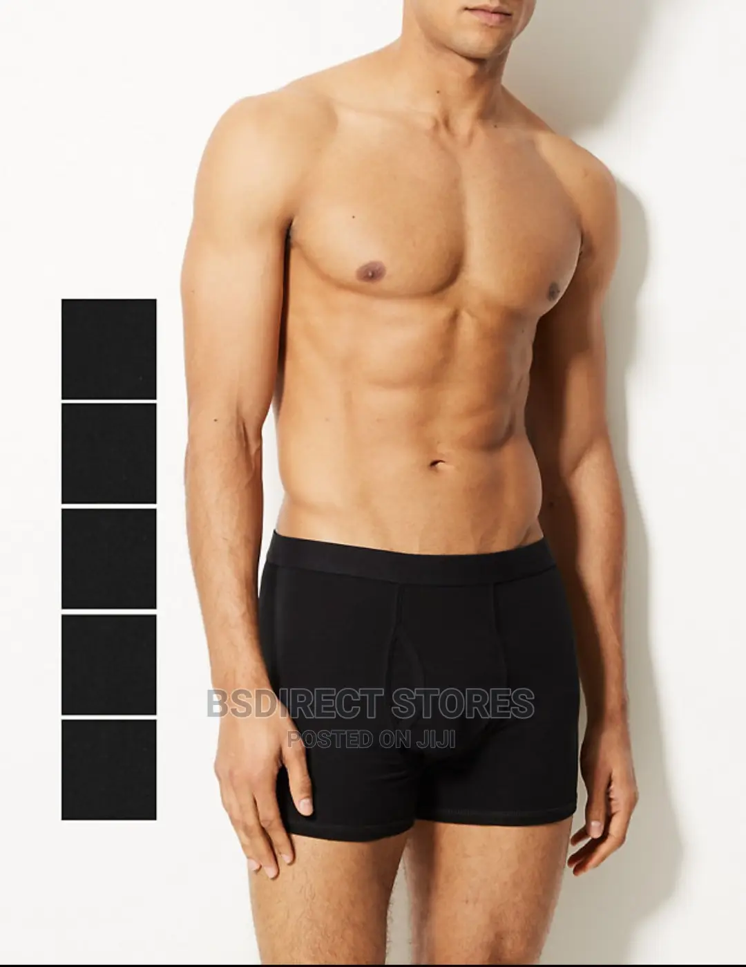 Marks and Spencer Black 5 Packs Cotton Cool Fresh Trunks
