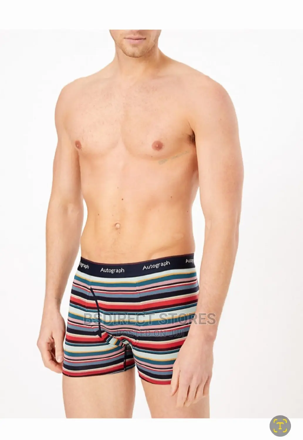 Marks and Spencer Multi 3 Pack Supima Cotton Blend Trunks