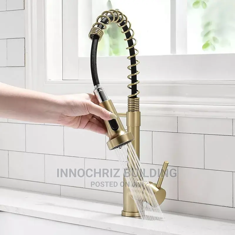 Brushed Gold Sink Tap