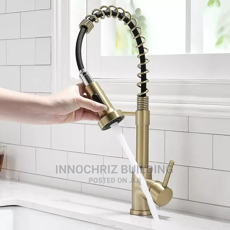 Brushed Gold Sink Tap